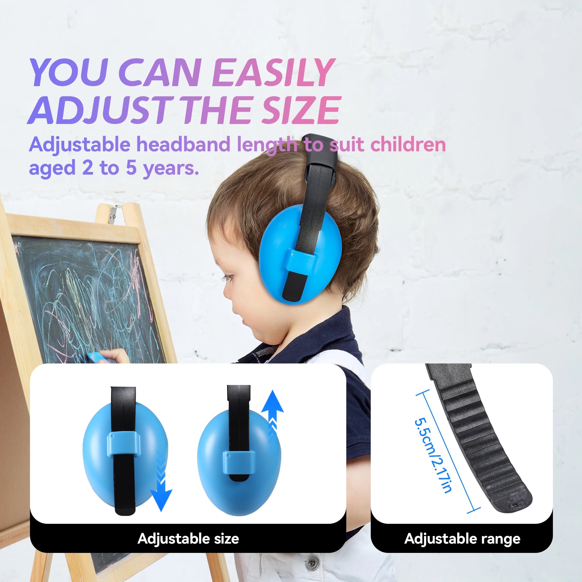 Kids Ear Plugs Sleeping Sound-isolating Headphones Infant Muffs Anti-noise Reduction Earmuffs Toddlers Abs Travel Baby