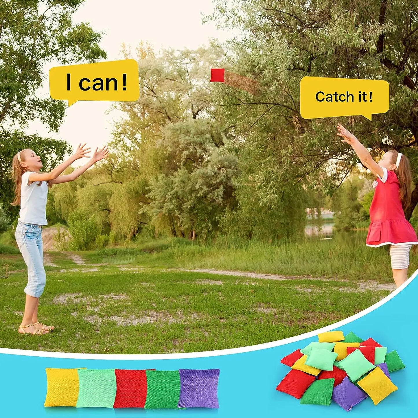 Bean Game Toss Tossing Kids Outdoor Mini Cornhole Beanbags Toy Games Supplies Props Beanbag Hole Hand Toys Sports Family Sand