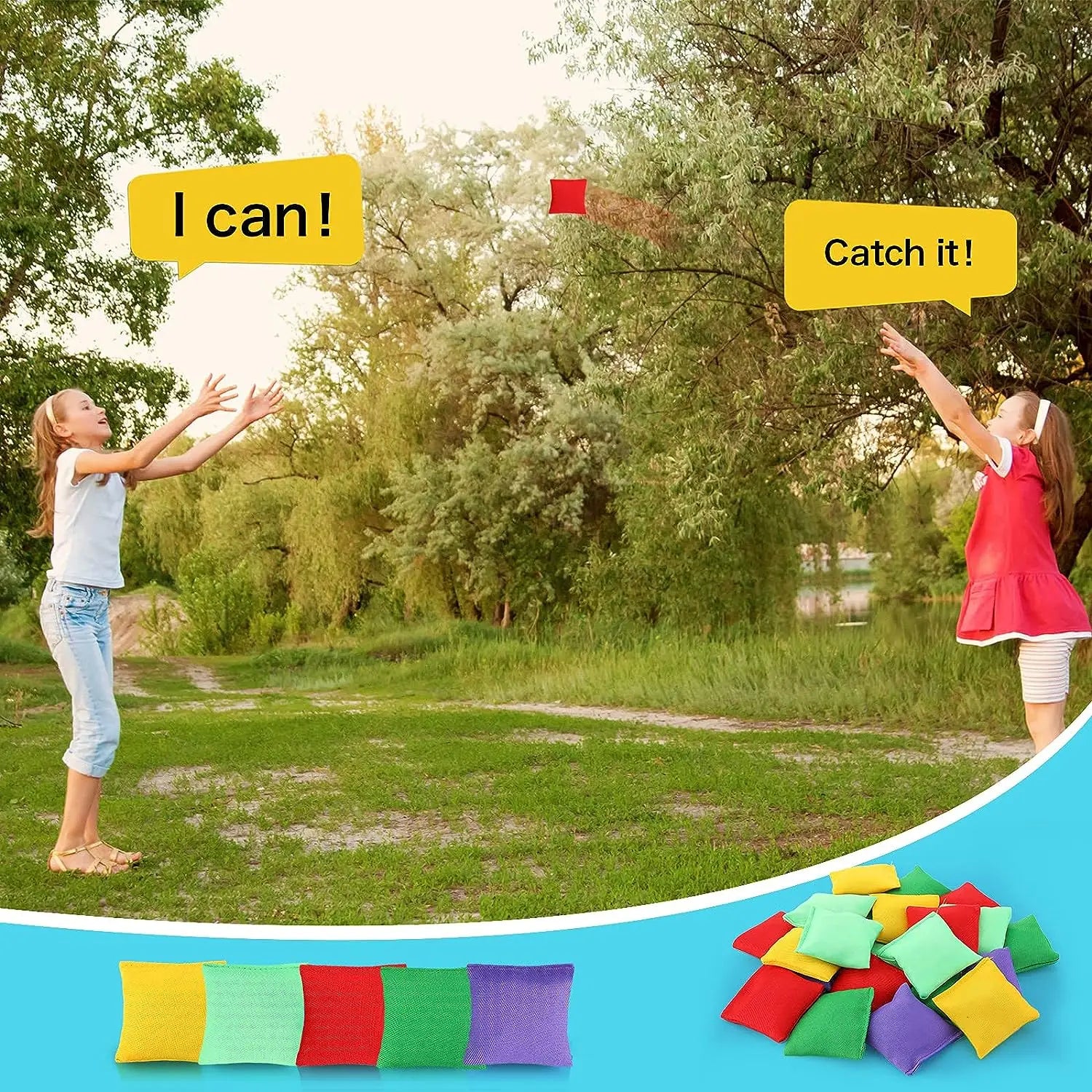 Bean Game Toss Tossing Kids Outdoor Mini Cornhole Beanbags Toy Games Supplies Props Beanbag Hole Hand Toys Sports Family Sand