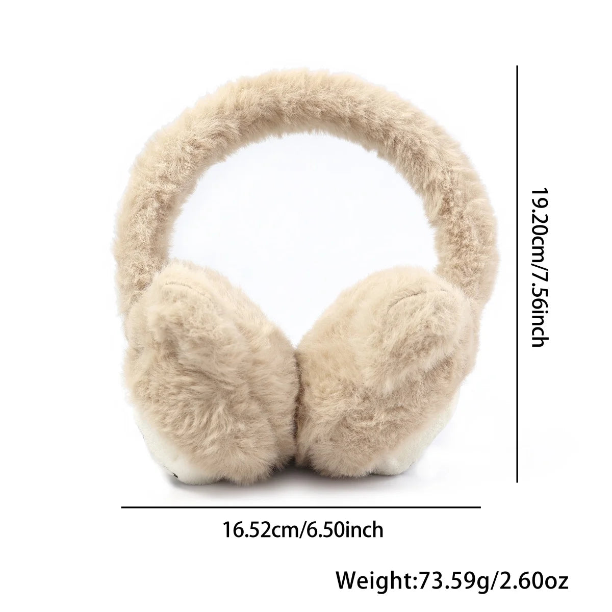 Kids Ear Muffs Winter Fuzzy Cozy Warm Earmuffs for Girls Boys Cold Weather Ear Warmer