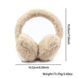 Kids Ear Muffs Winter Fuzzy Cozy Warm Earmuffs for Girls Boys Cold Weather Ear Warmer