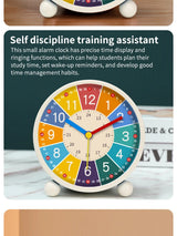 Early Learning Desktop Alarm Clock Children Wake Up Alarm Clock Living Room Bedroom Silent Desktop Clock Desktop Clock