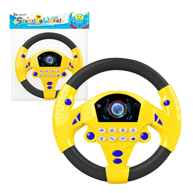 Sound & Simulation Steering Wheel For Child Kids Xmas Gift