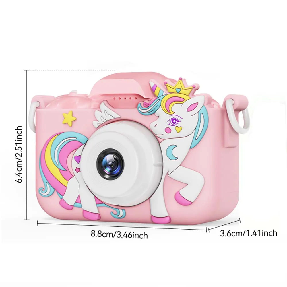 Kids Camera Digital Dual Camera HD 1080P Video Camera Toys with 32GB Card Mini Cam Color Display Children Birthday Gift Kids Toy