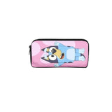 Bluey Bingo dog Fully Printed Flap Pen Bag Stationery Box Cartoon Large Capacity Pencil Case Cute Anime Bags Student School Bag