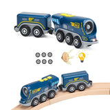 New Electric Universal Simulation High Speed Train Magnetic Locomotive Fit for Wooden Train Track Railway Educational Toys Gifts