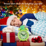 Kids Alarm Clock Cute Dinosaur Unicorn Desk Clock Double Bell Clock with Backlight Alarm Clock For Children Sleep Trainier Gifts