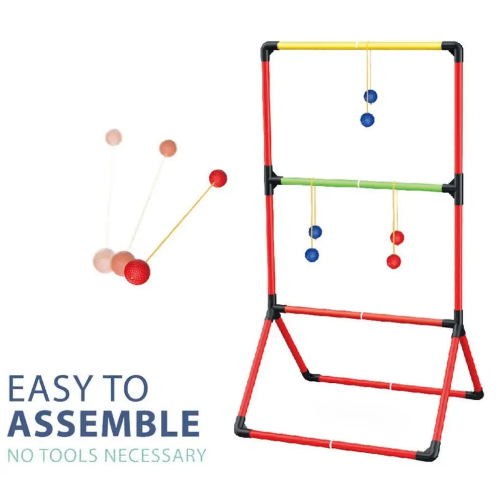 2 in 1 Sandbag Throwing Game Kit Interactive Portable Carnival Games Combo Set Bean Bags Balls Carrying Case Outdoor Games