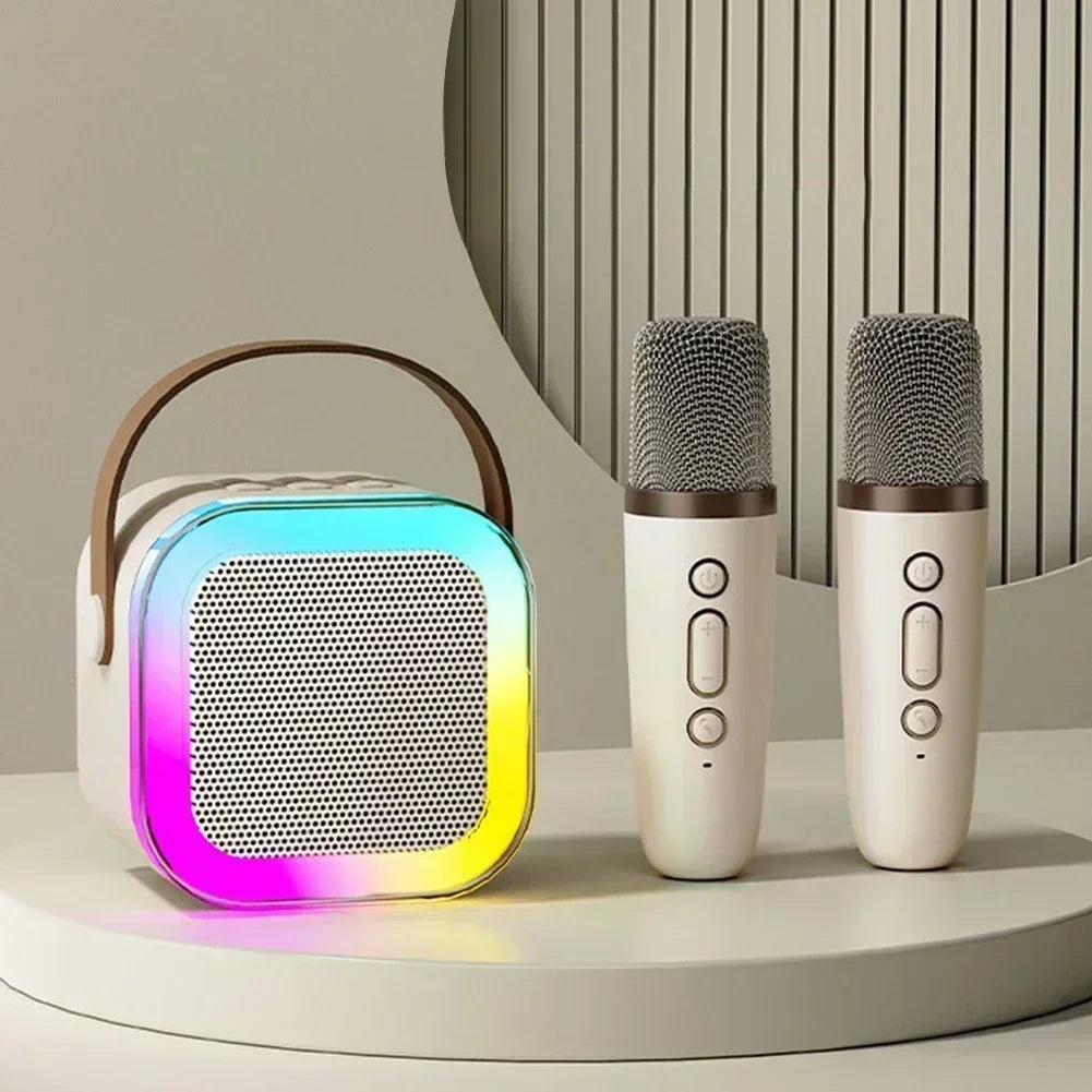 Microphone sound integrated microphone k song wireless Bluetooth family home singing children speaker ktv set mini