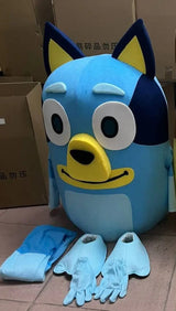 New Bluey Bingo Dog Cartoon Doll Costume 1:1 Adult Walking Cosplay Performance Costume Activity Performance Props Doll Costume