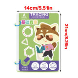 Reusable Magical Tracing Workbook - Pen Control Practice Book for