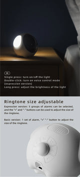 Child Alarm clock Digital Emotion Table Clock WIth Light Cute Cartoon Alarm Clock For Kids