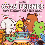 Halloween Coloring Book COZY FRIENDS Coloring Book For Adults And
