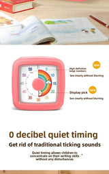 School Visual Timer Children Yunbaoit Visual Timer With Night Light Kitchen Accessories Stop Watch Digital Stopwatch Pomodoro