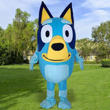 New Bluey Bingo Dog Cartoon Doll Costume 1:1 Adult Walking Cosplay Performance Costume Activity Performance Props Doll Costume