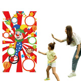 Throwing Sandbags Game Bean Bag Flag Toy Game Safe Bag Throwing Children's Outdoor Christmas Party Carnival Game Children's Toys