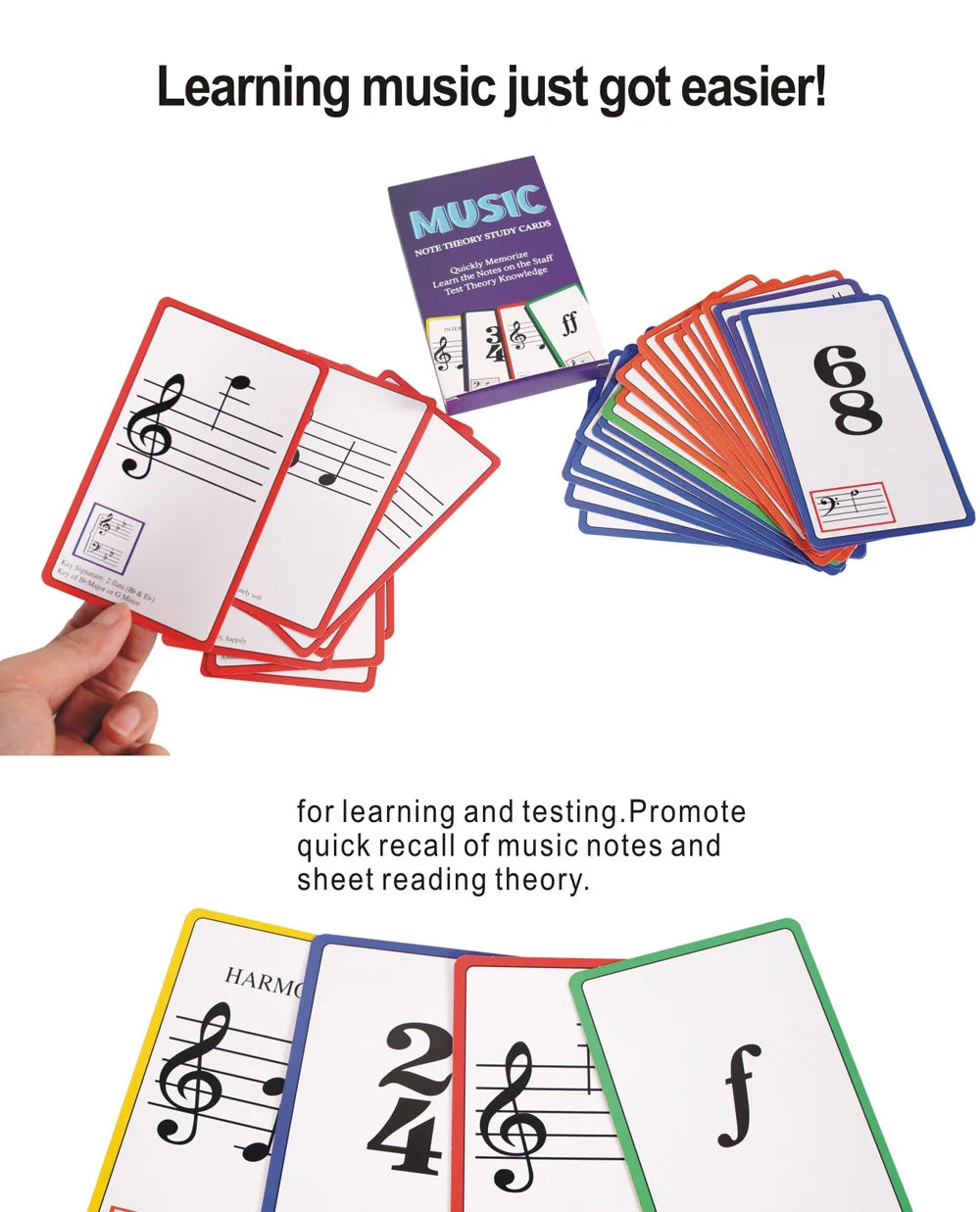 Music Flash Cards piano guitar chord chart, guitar piano learning music note card, music flash card