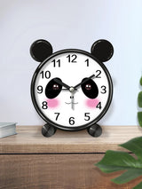 Cute Children's Educational Alarm Clock Bedroom Desktop Early Education Small Animal Round Mute For Boy Girls Home Decoration
