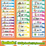 Phonics Flash Cards Rhyme Flashcard Read And Rhyme Flipping Books Vocabulary Word Families Flash Card Educational toys