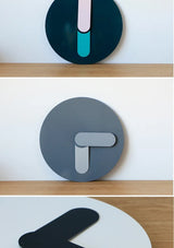Modern Home Clock Creative Unique Decor Simple Fashion Exquisite Mute Round Wall Clock 12/14 Inch