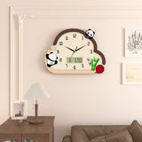 Children Chic Wall Clocks Silent Bedroom Art Cute Wall Clock Electronic Pendulum Pendule Horloge Murale House Decoration