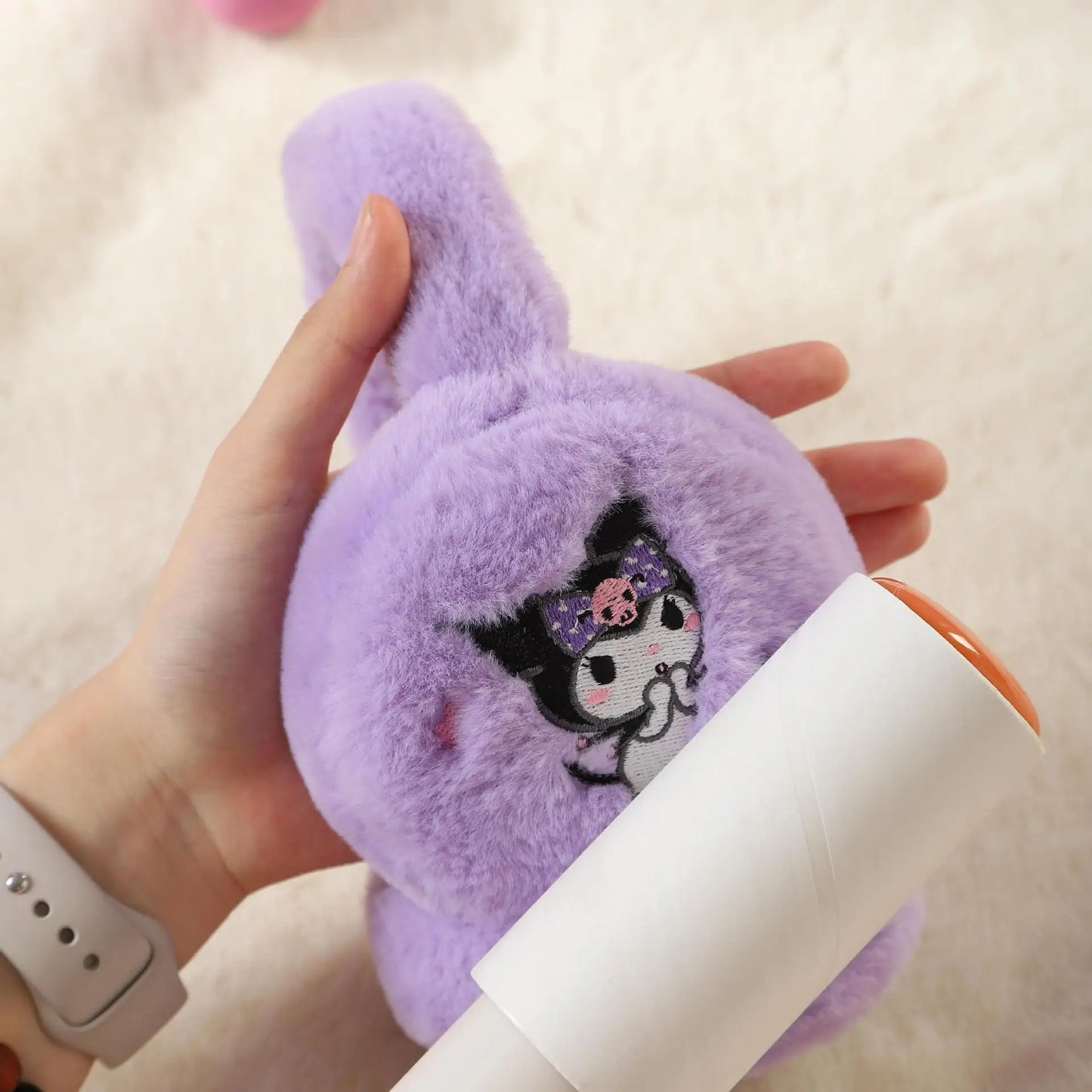 Hello Kitty Kids Earmuffs Girl Baby Cute Cartoon Ear Stuffed Earmuff Warm Winter Warm Windproof Plush Ear Christmas Gifts