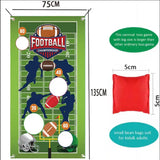 Throwing Sandbags Game Bean Bag Flag Toy Game Safe Bag Throwing Children's Outdoor Christmas Party Carnival Game Children's Toys