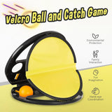 Outdoor Parent-Child Throwing & Catching Ball Game Set - Sports Fitness Hand Grip Ball Racket for Adults & Kids - Fun Toy Gift f