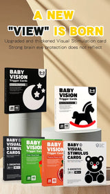 Flash Cards Baby Visual Stimulation Cards for Toddlers Sensory Development Early Education Learning Toys For Newborn Funny Gifts
