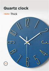 Wall Clock Battery Powered Clocks 12 inch Small Clock Analog Clock Suitable for Home Office Bedroom Kitchen Classroom School