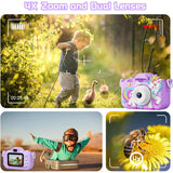 Kids Camera Digital Dual Camera HD 1080P Video Camera Toys with 32GB Card Mini Cam Color Display Children Birthday Gift Kids Toy
