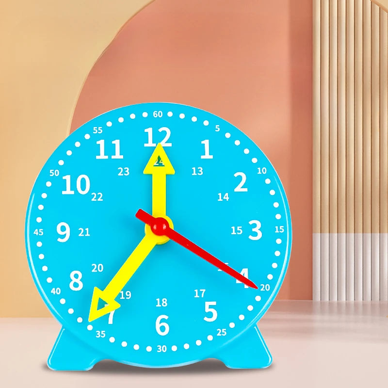 Children Montessori Clock Educational Toys Hour Minute Second Cognition Colorful Clocks Toys Kids Early Preschool Teaching Aids