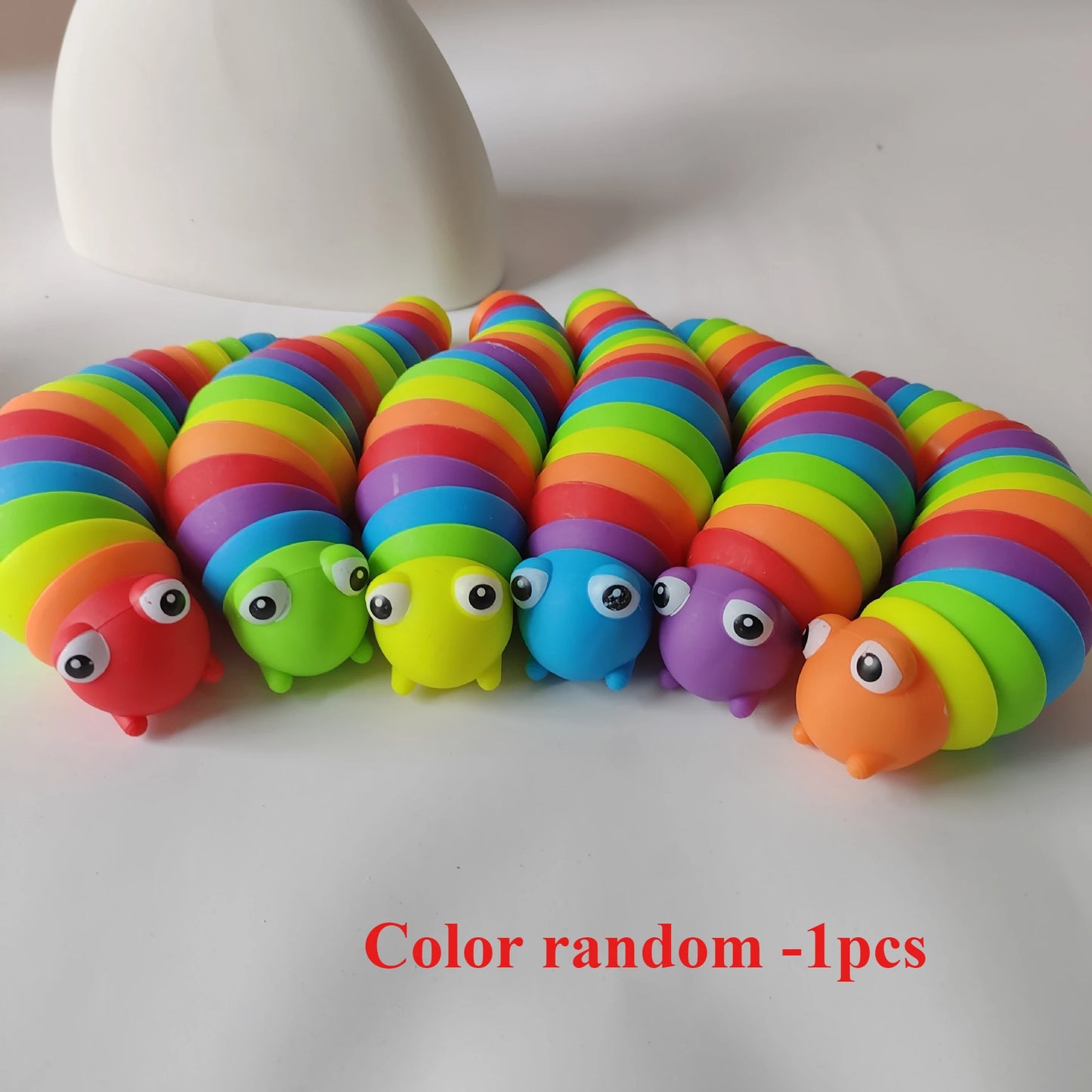 Baby Toy Twisted Caterpillar Infants and Toddlers Colorful Stress Relieving Toys Early Educational Toys Newborn Gift Squishy 1pc