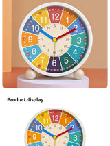 Early Learning Desktop Alarm Clock Children Wake Up Alarm Clock Living Room Bedroom Silent Desktop Clock Desktop Clock
