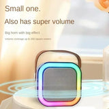 Microphone sound integrated microphone k song wireless Bluetooth family home singing children speaker ktv set mini