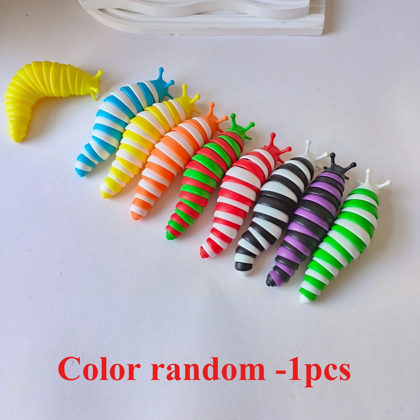 Baby Toy Twisted Caterpillar Infants and Toddlers Colorful Stress Relieving Toys Early Educational Toys Newborn Gift Squishy 1pc