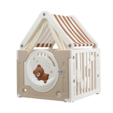 Keezi Kids Play Tent Playhouse Castle with Floor Mat 85CMX113CM