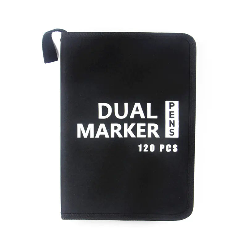 Double-Ended Watercolor Pens Set - Soft Tip Markers