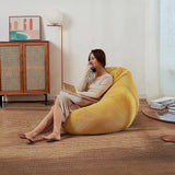 Jumbo Cord Beanbag Chair Cover Unfilled Large Bean Bag - Mustard