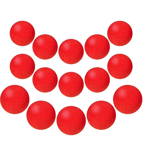 Skylety 20 Pieces Red Sponge Balls Soft Magic Sponge Balls Combo Close-Up Magic Street Classical Comedy Trick Props Balls with Instructions(1.4 Inch 1.8 Inch)
