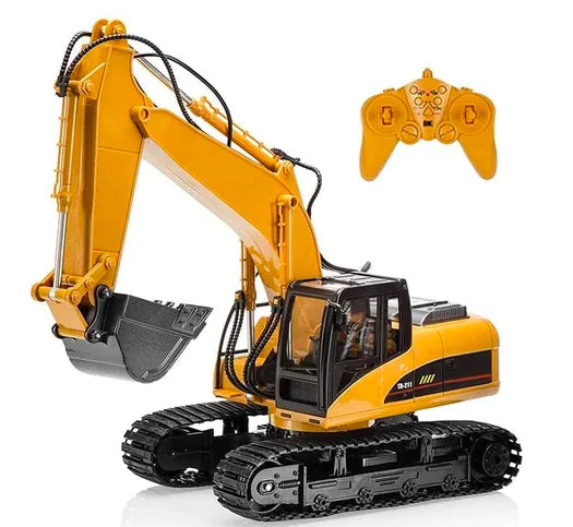 Bulldozer, Loader, Excavator Toy Set