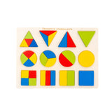 Children's Montessori Teaching Geometric Shape Board Puzzle Score Matching Early Learning Educational Toys