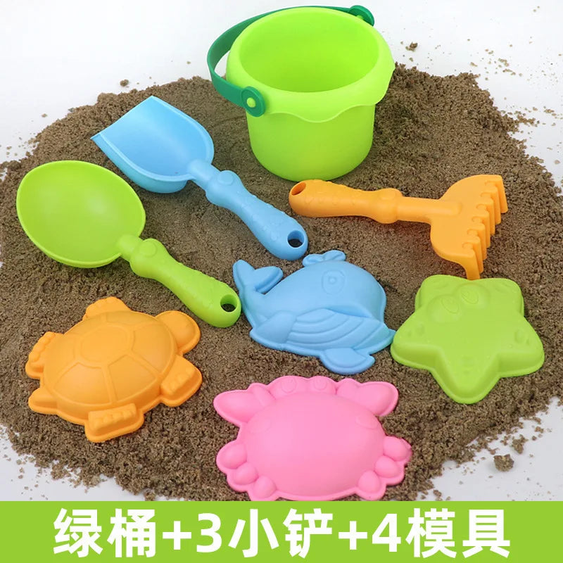 New beach-toy set Children's beach play sand water beach-bucket sand digging shovel beach-tools