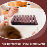 1Set Wooden Xylophone Kids Percussion Instrument Music Education Cognitive Plaything Wooden Xylophone Knocking Piano Toy