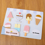 Educational Toys Wooden Ice Model Puzzle for Early Learning Halloween Children Toddlers