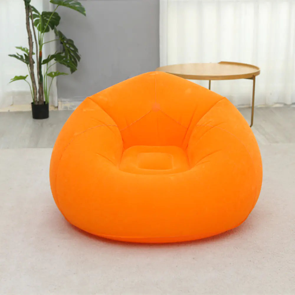Inflatable Single Sofa Chair - Foldable Outdoor Bean Bag