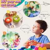 Dry Clay 36 Colors Air Drying Clay Self-Hardening Flexible Lightweight Soft Dough Set for Sculpting Sensory Play Boys Girls 3-12