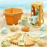 Funny Shovel Outdoor Beach Toys Set Lightweight Durable Beach Sand Play Toys Cartoon Portable Beach Bucket Toys Sand Beach Game