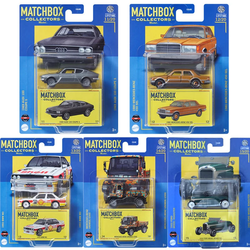 Matchbox Toy Car 1:64 Matchbox Super Car BMW M5 RX-7 Mercedes-Benz G63 Toyota Land Cruiser Volvo and More Gifts for Boys