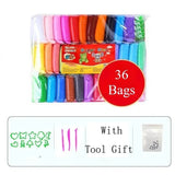 Ultra Light Air Dry Clay Modeling Magical Clay with Tools Magic Modeling Clay Non-toxic Plasticine DIY Children's Play Dough Set